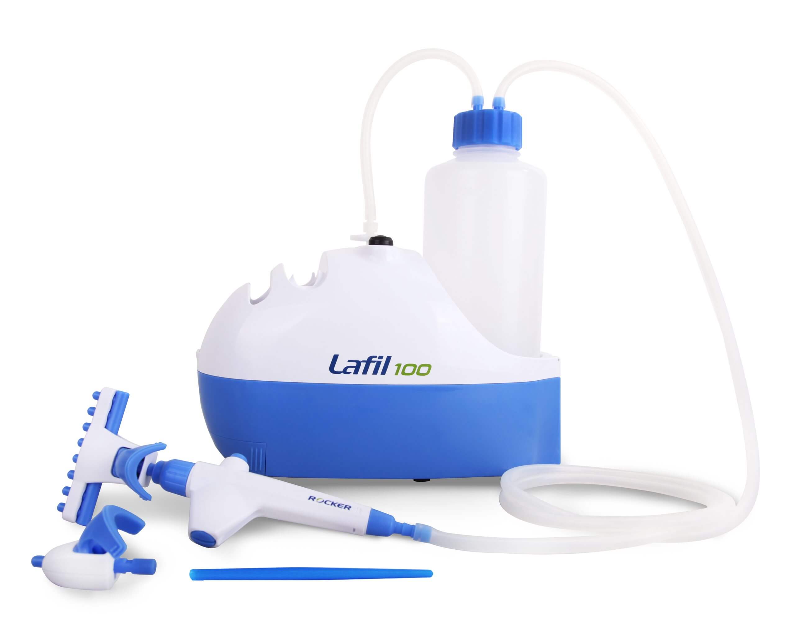 Lafil 100 portabelt sugsystem med vakuumflaska
